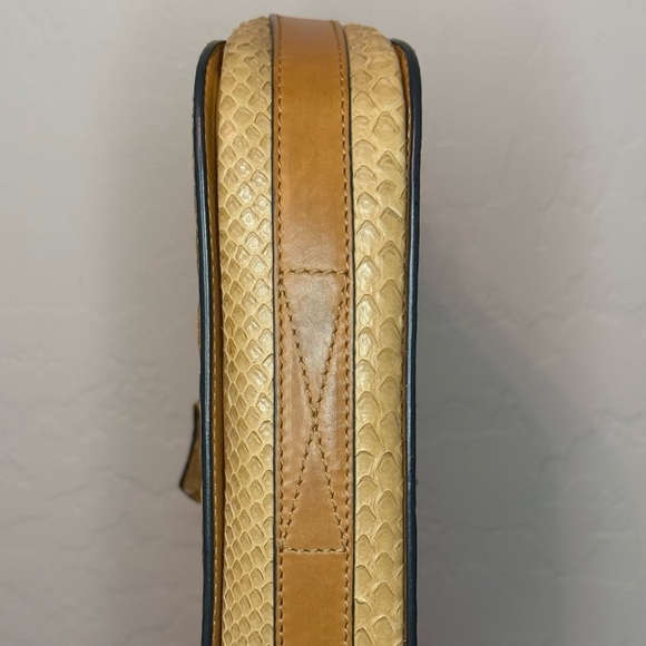 Barbara Bui Tan Python With Metal Details Crossbody Bag O/S - Picture 13 of 14